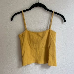 Yellow Brandy Melville Tank